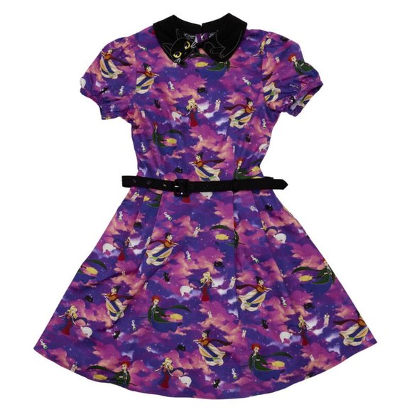 Stitch Shoppe Hocus Pocus Sunset Sanderson Sisters Natasha Dress Size XL - Picture 1 of 12
